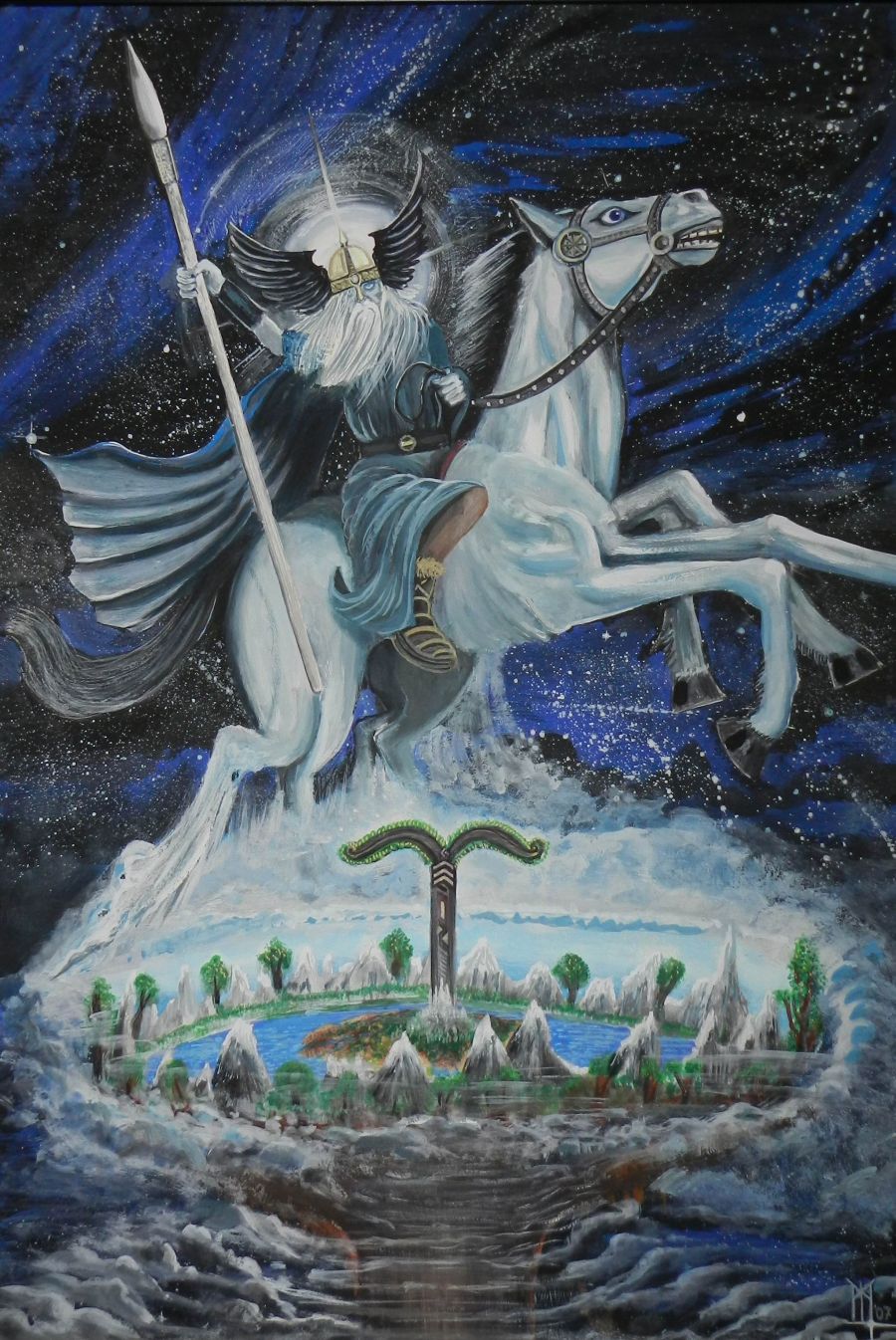 Norse mythology - Art Zapletal - Malířská tvorba a fotografie